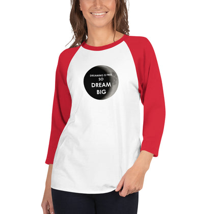 3/4 sleeve raglan shirt