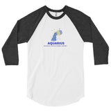 3/4 Sleeve Shirt - Aquarius