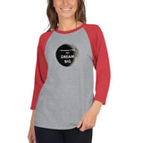 3/4 sleeve raglan shirt